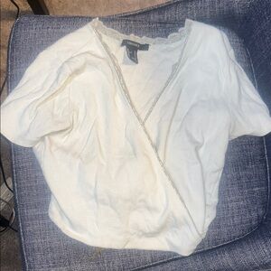 Forever 21 Women's Mint Green Wrap Top